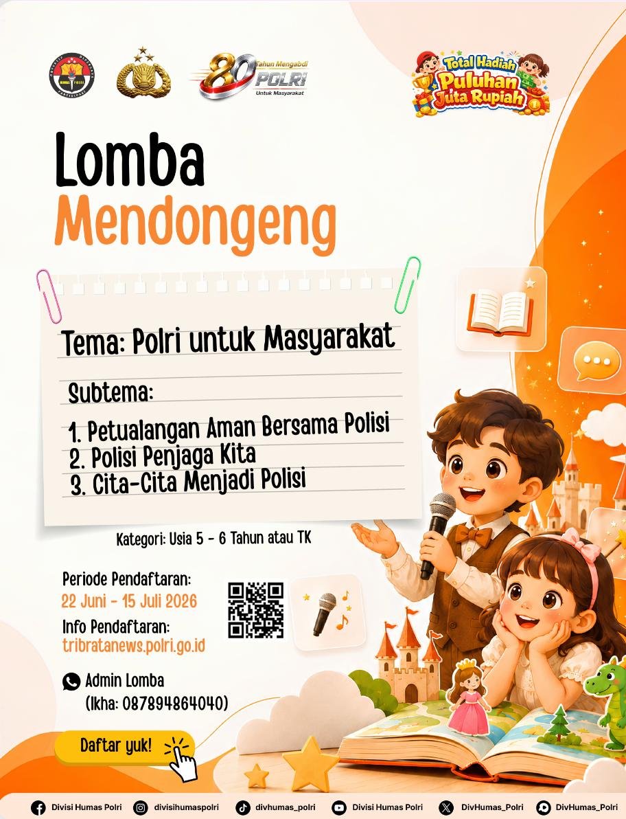Divhumas Polri Gelar Lomba Kreatif Hari Bhayangkara ke-80, Ajak Masyarakat Suarakan Polri untuk Masyarakat