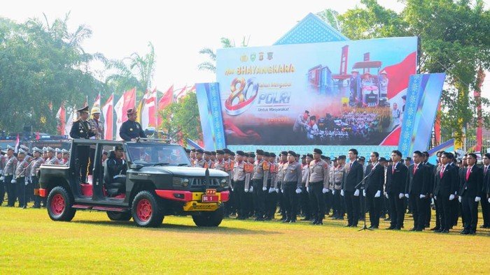 Hari Bhayangkara Ke-80, Kapolda Sumsel Tegaskan Komitmen Kawal Program Nasional